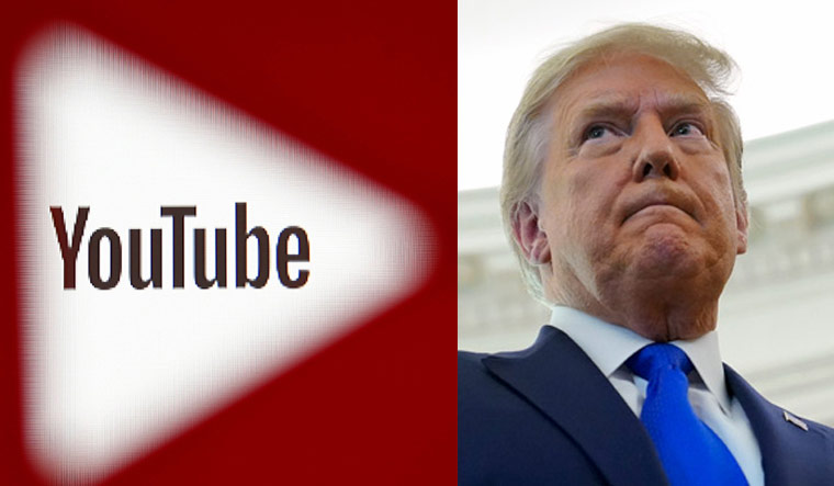 YouTube suspends Trump's channel for at least a week