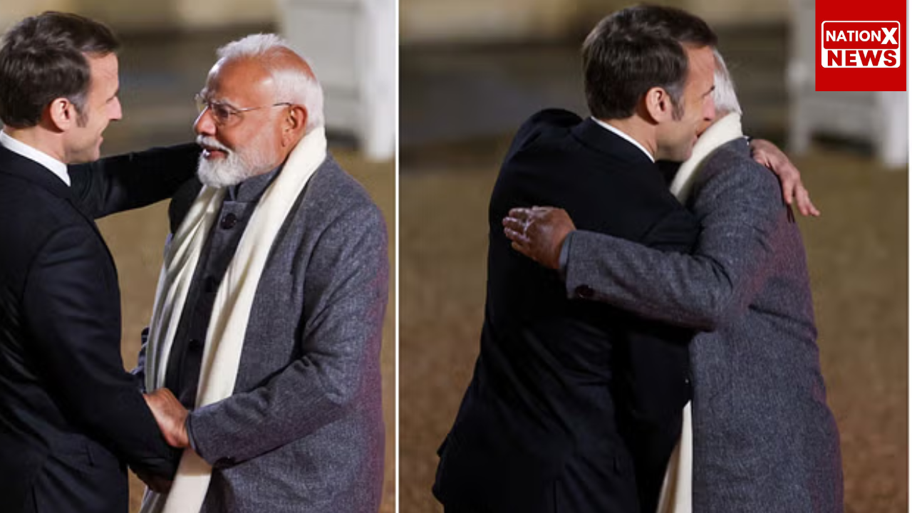 प्रधान मंत्री मोदी पेरिस यात्रा: फ्रांस में, मैक्रोन ने प्रधानमंत्री मोदी का स्वागत किया, स्वागत है, मेरे दोस्त