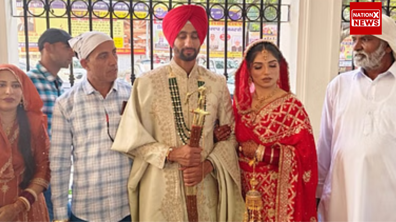 हाॅकी के दो सितारों का मिलन : एक दूजे के हुए मनदीप सिंह और उदिता काैर, जालंधर के गुरुद्वारा साहिब में लिए शादी  के सात  फेरे