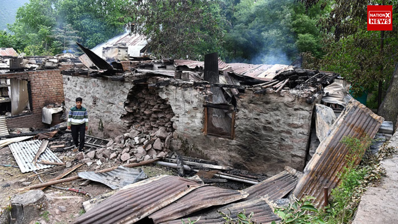 पाकिस्तान ने एक बार फिर साहस दिखाया: नागरिक इलाकों में पाक सेना की गोलीबारी, घर तबाह;